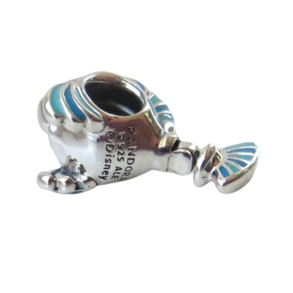Pandora Little Mermaid Flounder Enamel & SS .925 Charm 798230ENMX - Picture 4 of 6
